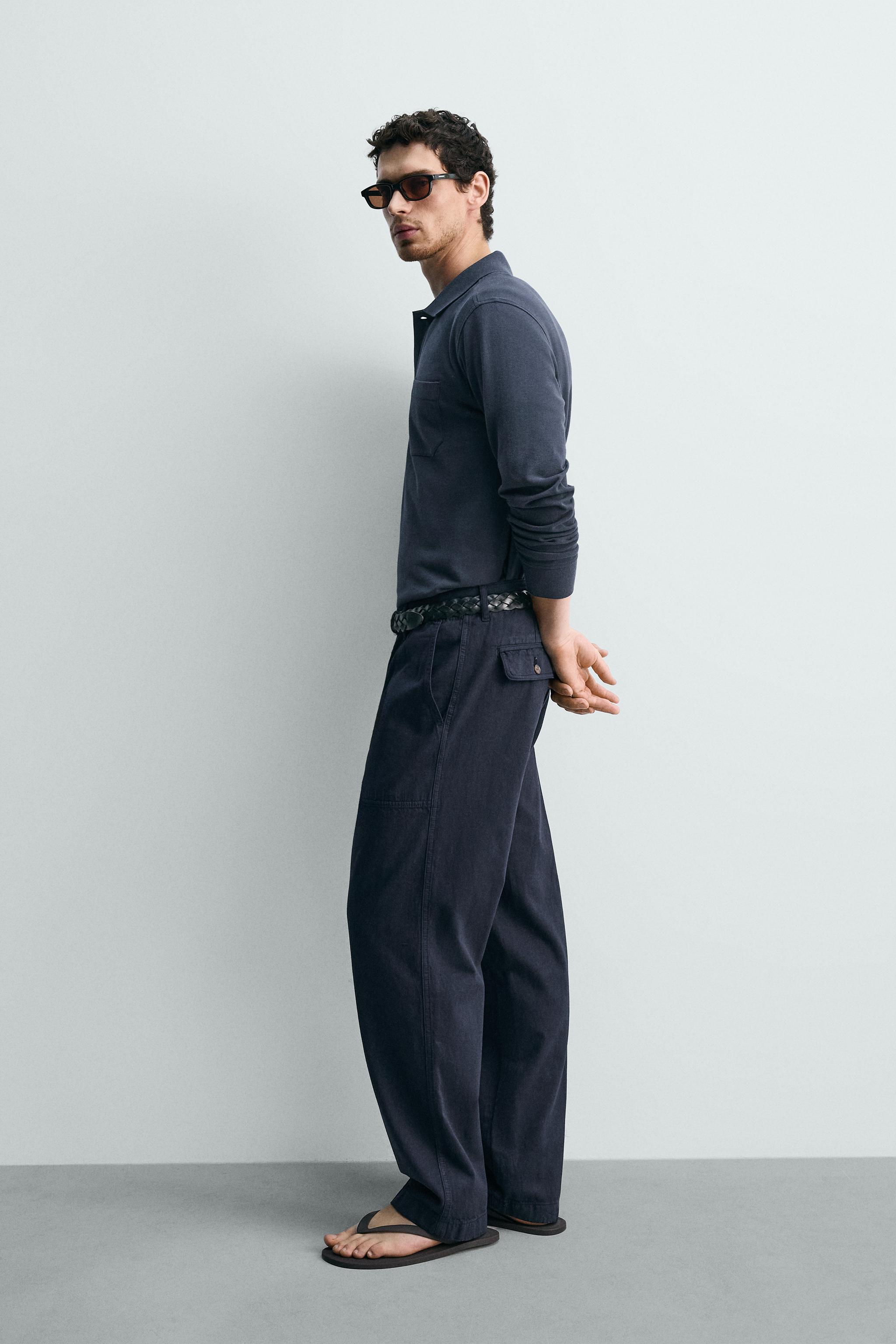 PANTALON STRAIGHT FIT DÉLAVÉ